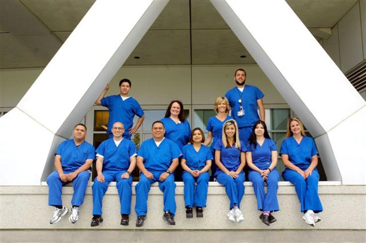 A group of students in the radiologic technology program